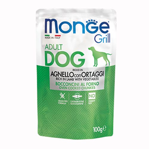 Monge Grill jagnjetina in zelenjava 100g