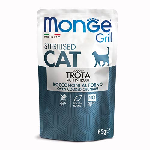 Monge cat grill sterilised postrv