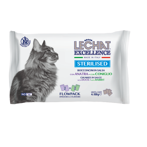 lechat excellence sterilised kunec raca 4 100g