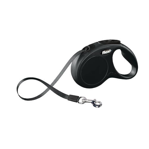 Flexi Classic compact povodec M L crn 5m.png