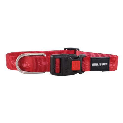 Matis ovratnica doggy rdeca 2cm.jpg