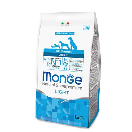 Monge all breeds light monoprotein losos 2.5kg.jpg