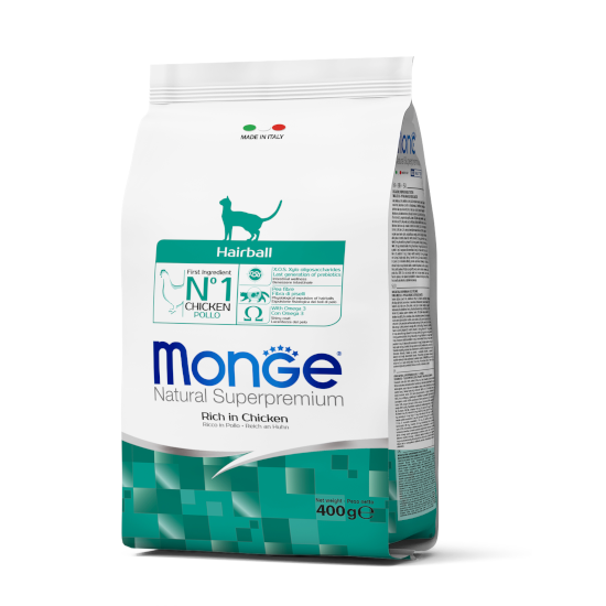 Monge cat hairball piscanec 400g.png