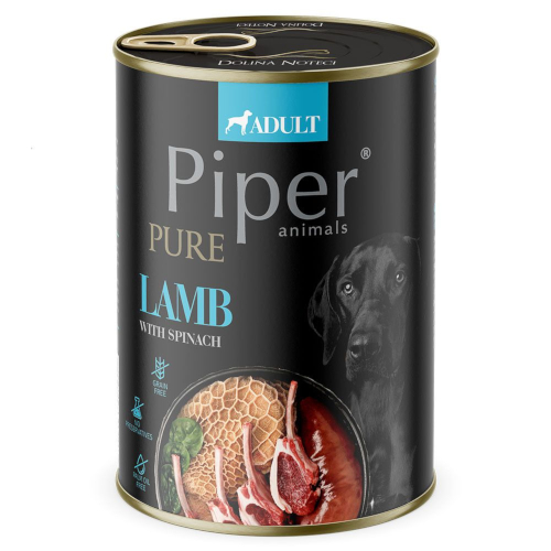 Piper Pure jagnjetina s spinaco 400g