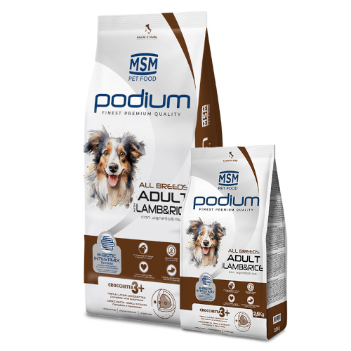 msm podium adult lamb rice 14kg