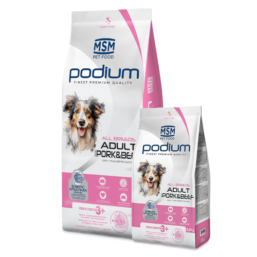 msm podium adult pork beef 14kg