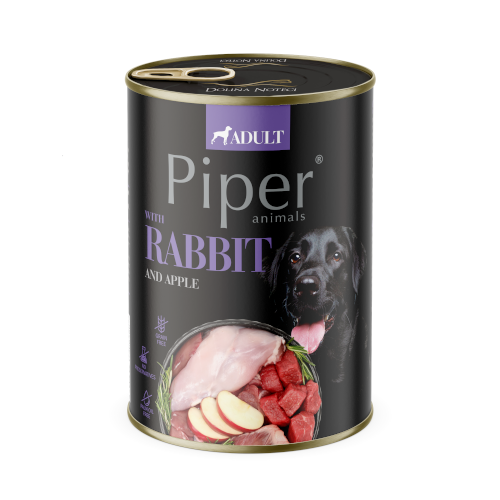 piper kunec z jabolkom