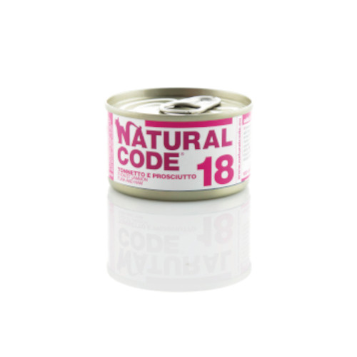Natural Code 18 - tuna s šunko za mačke