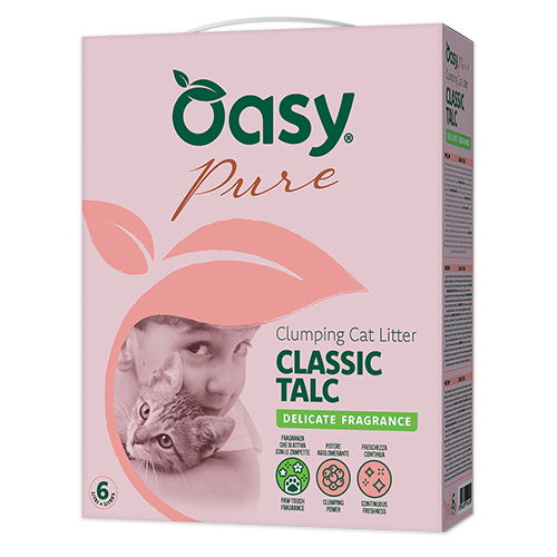 oasy pure classic talc posip za macji wc