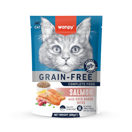 wanpy grain free losos za odrasle macke 500 g