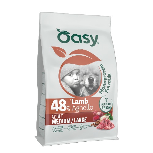 OASY Monoprotein Adult M/L jagnjetina 10 Kg